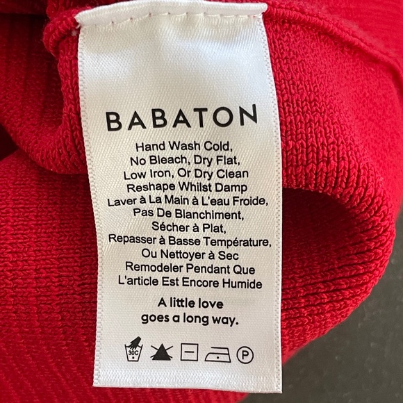 Aritzia Babaton Red Sculpt Knit Sweetheart Tube Top size xs - Picture 5 of 6